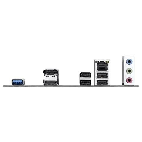 H610M D3W Scheda Madre - Supporta CPU Intel Core di 14ª generazione, VRM a 5+1+1 fasi, fino a 5600MHz DDR5, 1xPCIe 3.0 M. 2, LAN 1GbE, USB 3.2 Gen 1 - Foto 4