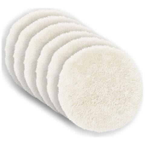 Cuscino con cuscino HEERLEN 6 pz Bianco Fleece PV - Foto 1