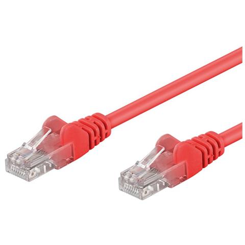 ICOC CCA6U-015-RE - Cavo di rete Patch CCA Cat. 6 Rosso UTP 1,5 m - Foto 1