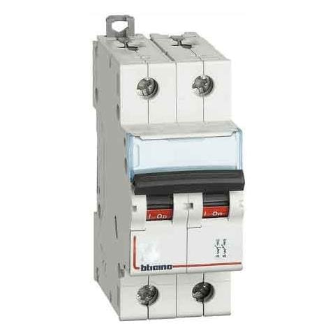 Fn82c63 - Btdin60 - Interruttore Magnetotermico 2p Curva C 63a 6ka - Foto 2