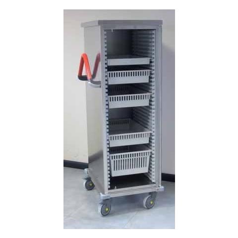 Cestello Iso - Aperto - Abs Grigio - 600 X 400 X 100 Mm - Foto 1