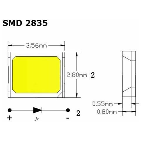 Striscia 1020led Smd2835 Strip 5m 8.500lm 120° Ip20 A+ Mod. Vt-2835 Ip20-1020 Sku 2463 6400k - Foto 2
