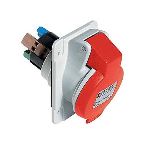 Presa Industriale Incasso 3x16a+nt 400v Rossa Pky16f435 - Foto 1