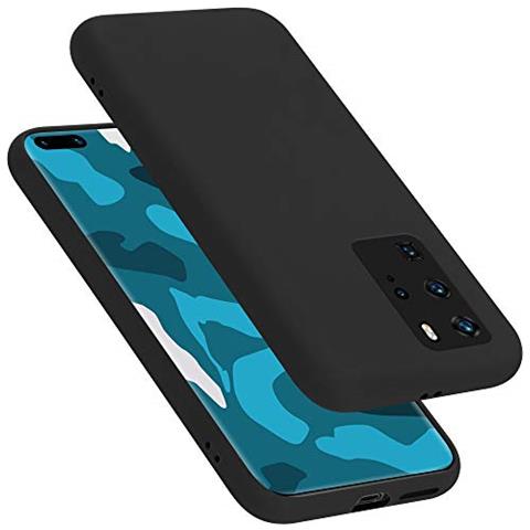 Custodia Compatibile Con Huawei P40 Pro / P40 Pro Plus In Liquid Nero - Coperchio Protettivo In Silicone Tpu Flessibile - Foto 1