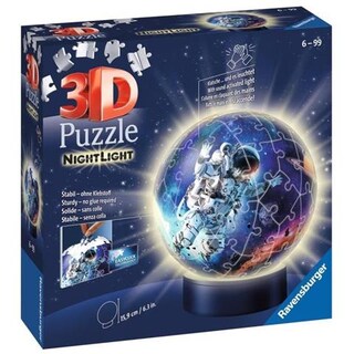 Ravensburger Puzzle 200 Pezzi Per Bambini 8+ - Esplorazione Cosmica: Astronauti Nello Spazio, Formato 49x36 Cm
