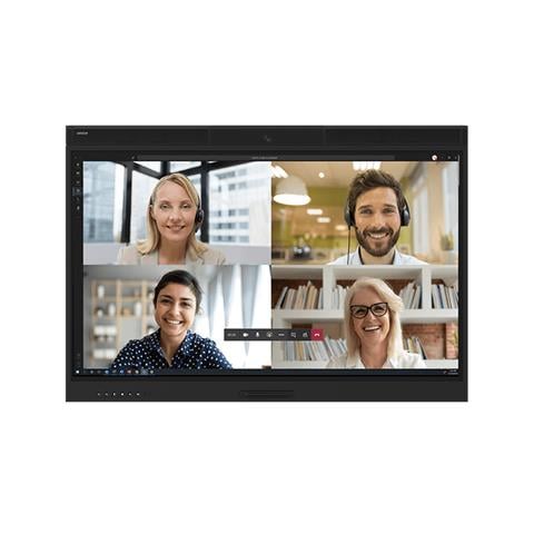 W series W5555 lavagna interattiva 139,7 cm (55") 3840 x 2160 Pixel Touch screen Nero - Foto 1