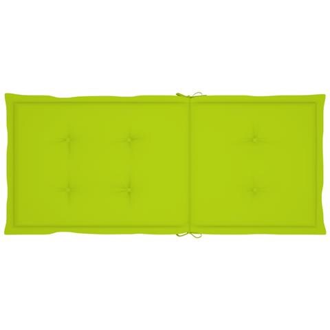 Sedie da Giardino Reclinabili 4 pz con Cuscini Massello Acacia - Foto 2