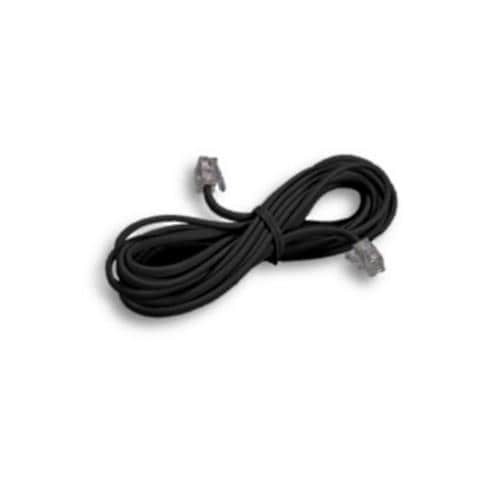 PROLUNGA 21281 TELEFONICA LINEARE 3mt, Nera, 2 plug 6/4c. - Foto 1