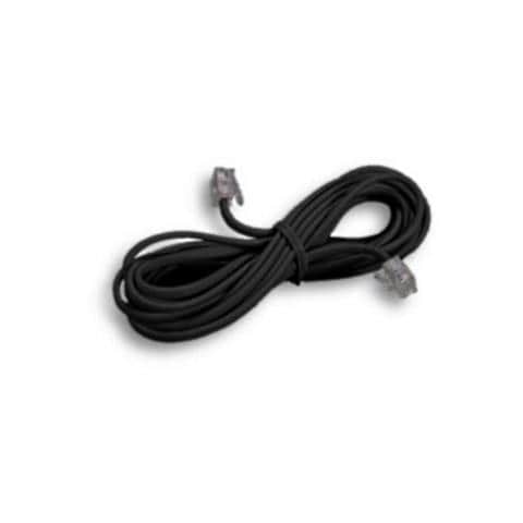 PROLUNGA 21281 TELEFONICA LINEARE 3mt, Nera, 2 plug 6/4c. - Foto 2