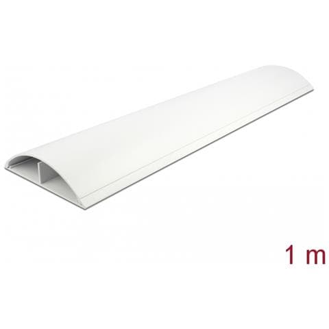 Passacavo 119 x 26 mm - lunghezza 1 m bianco - Foto 2