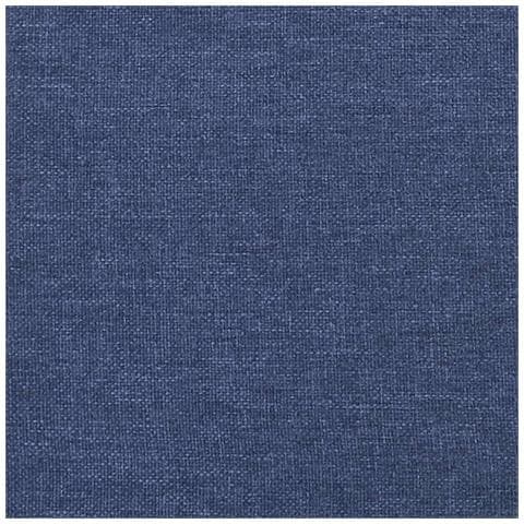 Materasso A Molle Blu 140x190x20 Cm In Tessuto - Foto 2