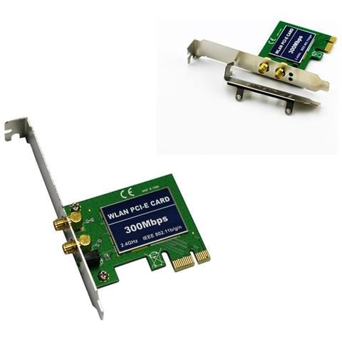 Scheda Pci Pci-e X1 Wifi Wireless Rete Connessione Computer Fisso Low Profile - Foto 2