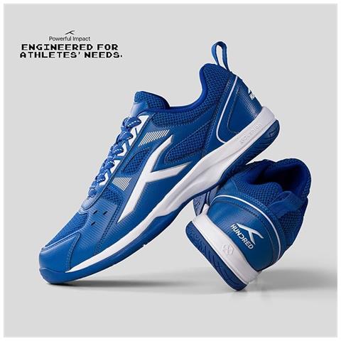 Scarpe Da Badminton Professionali Da Uomo Raze Antitraccia (blu /bianco, Taglia: Eu 40, Uk 6, Us 7) - Foto 3