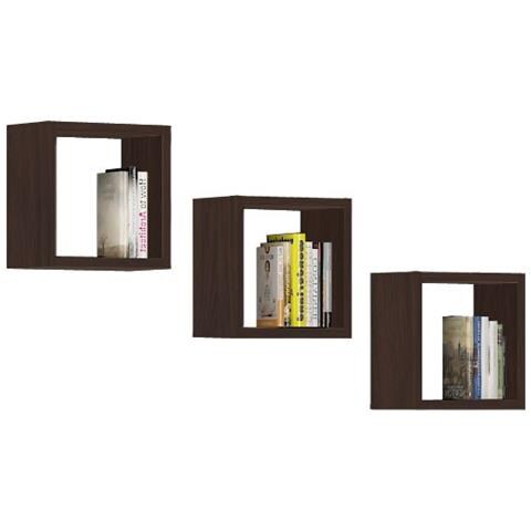 Mensola a muro K25, 25x15x25 cm, Colore Weng? - Foto 1