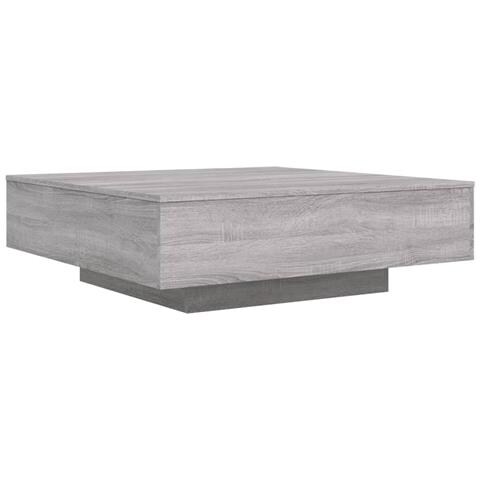 Tavolino Salotto Grigio Sonoma 100x100x31 Cm Legno Multistrato - Foto 2
