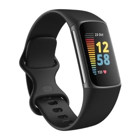 [Ricondizionato GOLD] Activity Tracker Fitbit Charge 5 Impermeabile 5ATM Display AMOLED Bluetooth NFC Cardiofrequenzimetro Nero - Europa - Foto 2
