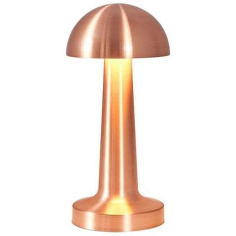Lampada Da Tavolo Bronzo Ricaricabile Usb Effetto Touch Luce Decorativa Td-306 - Foto 1