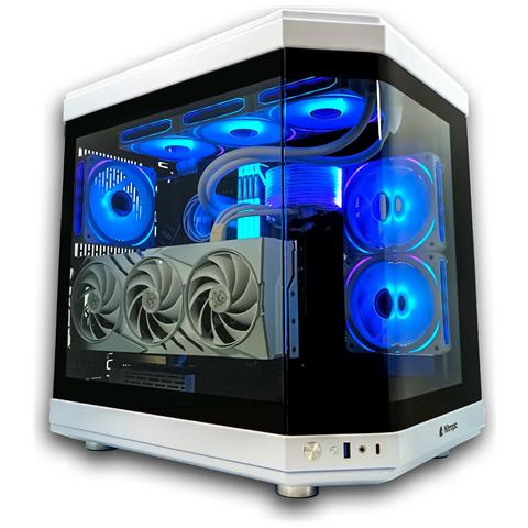 Pc Gaming Boost Nitro Bianco - I9-14900kf, Rtx 5080 16 Gb, 32 Gb Ddr5, 2 Tb M2, Win11 - Pronto Per Giocare - Foto 1