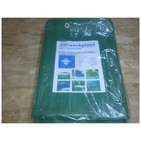 Telone In Tessuto 150g 6m X 10m Telone Di Copertura Telone Per Barca Telone Per Tutti Gli Usi Telone - Foto 2