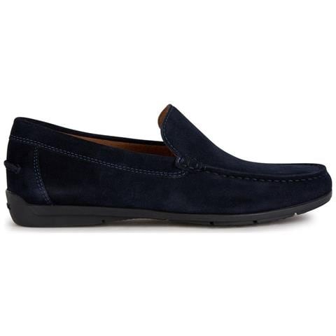 Siron Mocassino Pelle Scamosciata /nabuk Scarpe Uomo Blu Eu 43, U32q3a 00022 C4002 - Foto 1