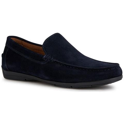 Siron Mocassino Pelle Scamosciata /nabuk Scarpe Uomo Blu Eu 43, U32q3a 00022 C4002 - Foto 2