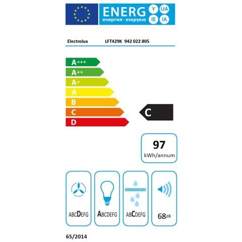Cappa Decorativa Da Parete Da 90 Cm, 68 Db, 600 M³/h - Lft429k1 - Foto 2
