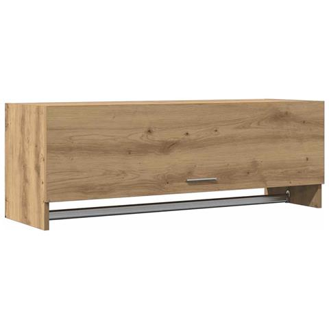 Armadio Rovere Artigianale 100x32,5x35 Cm In Truciolato - Foto 2