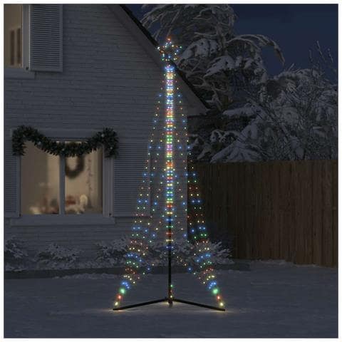 Albero Di Natale A Led 525 Led Colorato 302 Cm - Foto 3