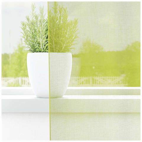 Tende In Voile Con Occhielli 2 Pz Verde Mela 140x245 Cm - Foto 3