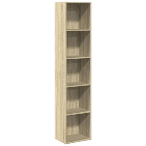 Libreria Rovere Sonoma 40x30x189 Cm In Legno Multistrato - Foto 2