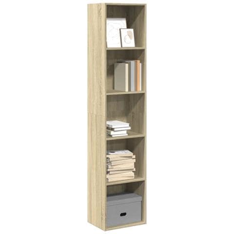 Libreria Rovere Sonoma 40x30x189 Cm In Legno Multistrato - Foto 1