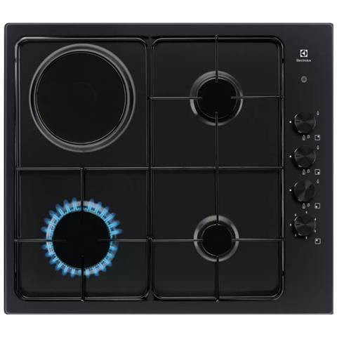 Piano Cottura Misto A 4 Fuochi, Nero - Egl62821ob - Foto 1