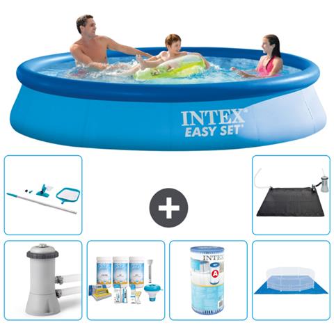 Piscina Fuori Terra - In Giro - 366x76 Cm - Blu - Include Accessori Coordinati A1035 - Foto 1