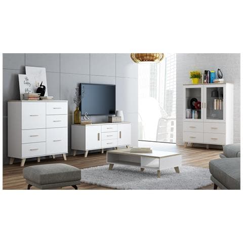 KOMODA LOTTA 110 2D4S WOT+B credenza per soggiorno 2 porta /porte - Foto 2