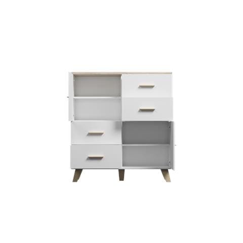 KOMODA LOTTA 110 2D4S WOT+B credenza per soggiorno 2 porta /porte - Foto 7