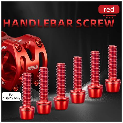 Bulloni Per Attacco Manubrio In Lega: Assicura La Tua Corsa Con Stile Red - Foto 1