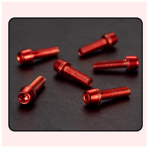 Bulloni Per Attacco Manubrio In Lega: Assicura La Tua Corsa Con Stile Red - Foto 2