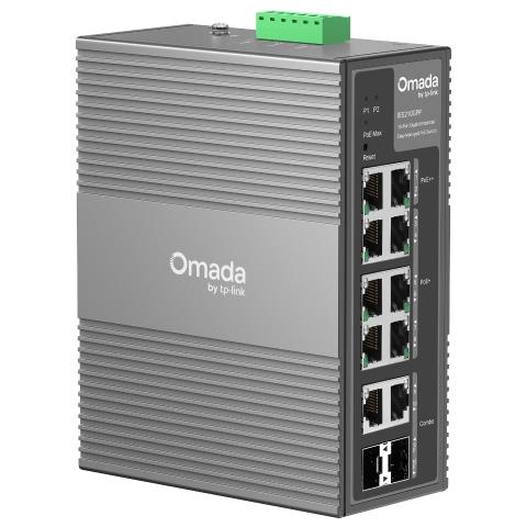 Omada IES210GPP switch di rete Gestito Gigabit Ethernet (10/100/1000) Supporto Power over Ethernet (PoE) DIN rail Grigio - Foto 1