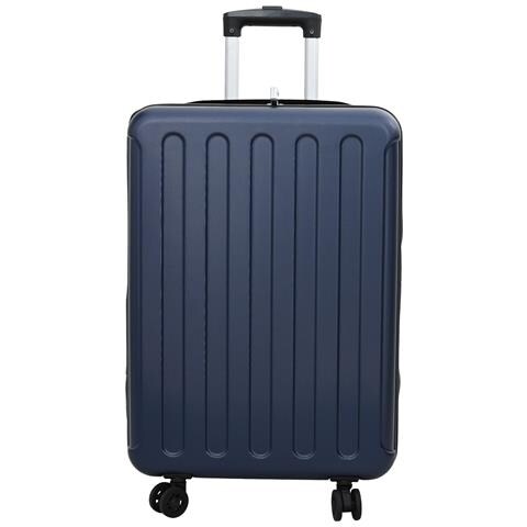 Valigia rigida 24'' Blu scuro 43x27x66 cm ABS - Foto 2