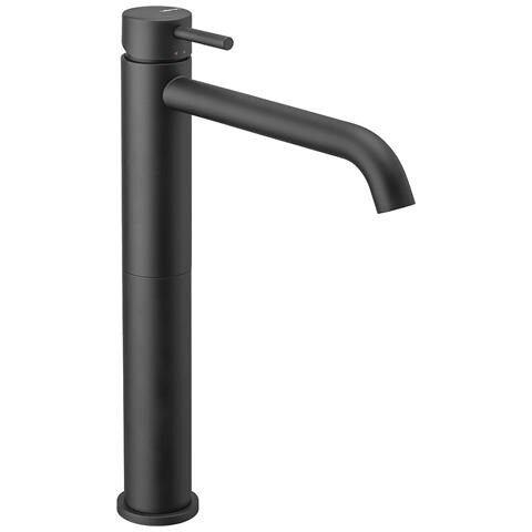 Miscelatore Alto Lavabo Senza Scarico Nero Opaco Vema Maira V27021 - Foto 1