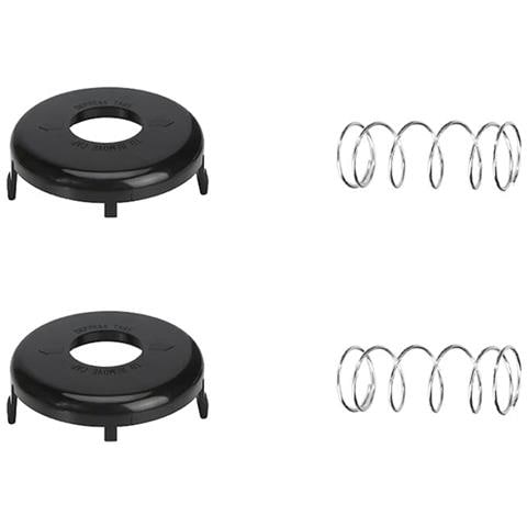Kit Coperchio Bobina E Molla Per Tagliabordi, Compatibile Con Toro 88175 (2 Coperchi E 2 Molle) - Foto 1