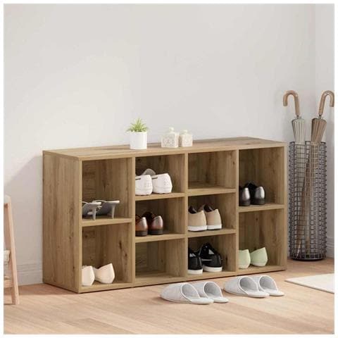 Panca per scarpe Altro rovere artigianale 103 x 30 x 54.5 cm - Foto 2