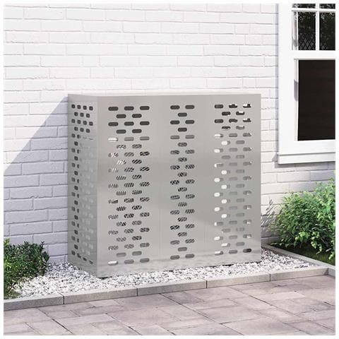 Copertura per condizionatore d'aria Argento 110 x 50 x 105 cm - Foto 2