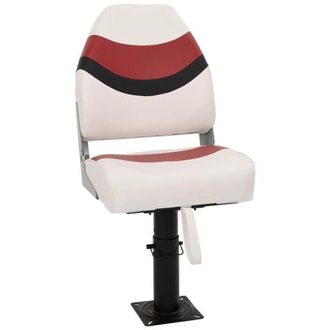 Set Sedile da Barca Pieghevole 2pz con Schienale Alto - Foto 1