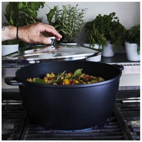 Casseruola In Ghisa Nera Da 32 Cm E 10 L - 384942 - Foto 2