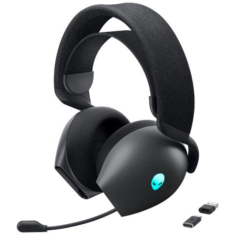 AW725H Auricolare Con cavo e senza cavo A Padiglione Gaming USB tipo-C Bluetooth Nero - Foto 1
