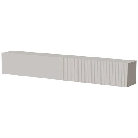 Sindia - Mobile Porta Tv Modulabile, 200x29.8x30.5h Cm Beige - Foto 1