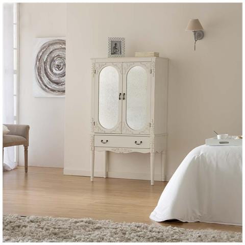 Armadio In Legno Bianco 80x42x140h - Foto 2