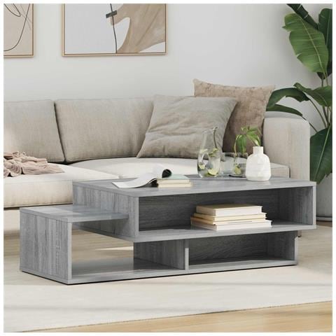 Tavolino da salotto Grigio Sonoma 105 x 50 x 32,5 cm - Foto 2