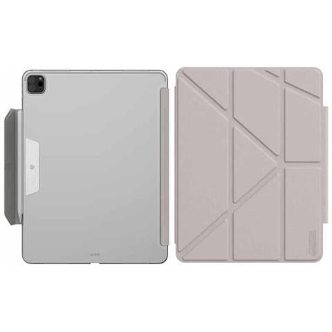 Cover per iPad Pro 13 (2024) - Pelle /PU, Grigio, Anti-graffi - Foto 1